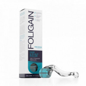 Foligain Hair & Scalp Roller with 540 Titanium Needles Matu un galvas ādas veltnis