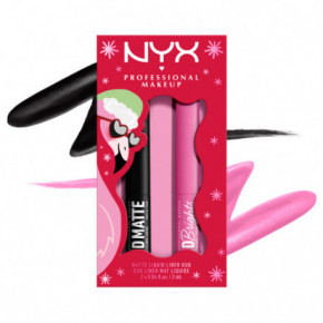 NYX Professional Makeup XMASS Vivid Liner Duo Ierobežota daudzuma divu laineru komplekts