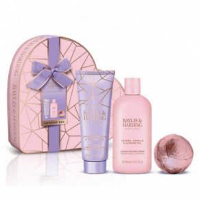 Baylis & Harding Jojoba, Vanilla & Almond Oil Luxury Heart Keepsake Gift Set Dāvanu komplekts