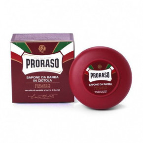 Proraso Red Shaving Soap Ādu mitrinošs skūšanās ziepes