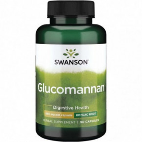 SWANSON Glucomannan Digestive Health 655mg Glikomannāns
