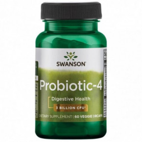 SWANSON ProBiotic-4 Digestive Health Pienskābes baktērijas, probiotikas