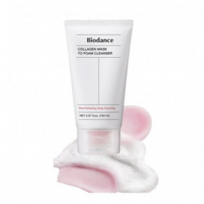 Biodance Collagen Mask To Foam Cleanser Maska un attīrošas putas 2-1
