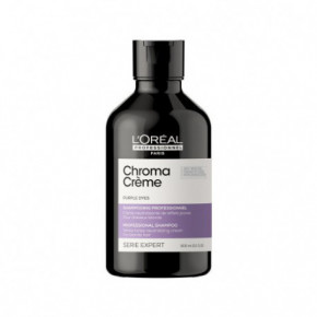 L'Oréal Professionnel Chroma Creme Purple Dyes Shampoo Krēmveida šampūns kas neitralizē dzeltenos apakštoņus blondos matos