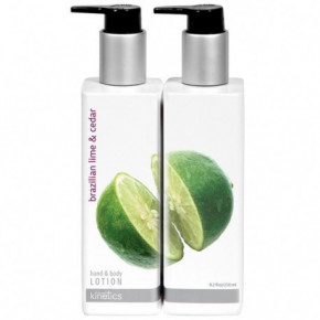 Kinetics Hand & Body Lotion Brazilian Lime & Cedar Roku un ķermeņa losjons