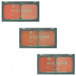 W7 Cosmetics Very Vegan Blusher Duo Vaigu sārtums