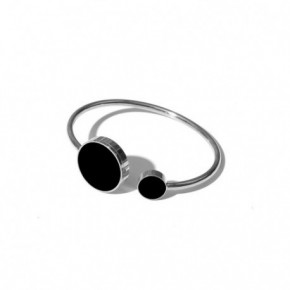 Savoni Boutique Eclipse Black Silver Fragrance Bracelet Apsudabrota aromatiskā aproce