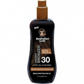 Australian Gold Spray Gel with Instant Bronzer SPF30 Izsmidzināms aizsargkrēms ar bronzeri