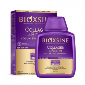 Bioxcin (Bioxsine) Collagen & Biotin Volumizing Shampoo Šampūns matu apjomam