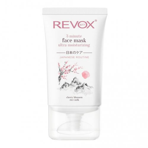 Revox B77 Japanese Routine Face Mask 3 Minute Ultra Moisturizing Īpaši mitrinoša sejas maska 30ml