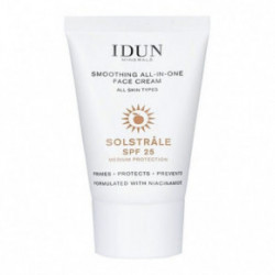 IDUN Smoothing All-In-One Face Cream SPF25 Aizsargājošs sejas krēms ar niacinamīdu visiem ādas tipiem 30ml