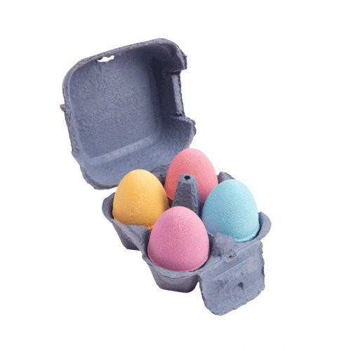 Nailmatic Kids Egg Bath Bombs Cluck Cluck Vannas bumbu komplekts bērniem 4x60g