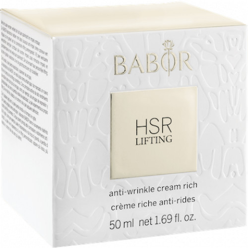 Babor HSR Lifting Anti-Wrinkle Cream Rich Nostiprinošs sejas krēms sausai ādai 50ml