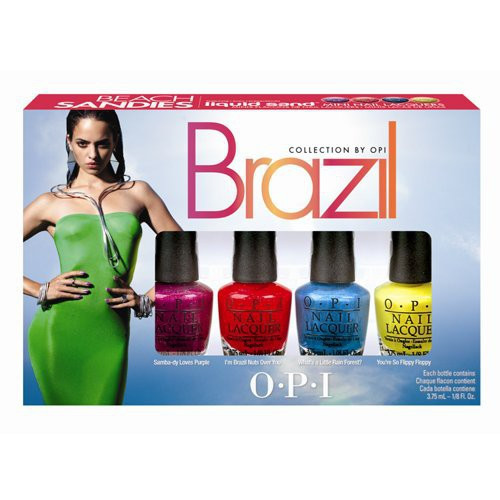 OPI Brazil Beach Sandies Collection Nagu laku komplekts 4x3.75ml