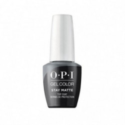 OPI Stay Matte Gel Top Coat Matēts gēla lakas virsējais pārklājums 15 ml