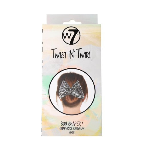 W7 Cosmetics Twist 'N' Twirl Bun Shaper Matu aksesuārs copes sasiešanai Vixen