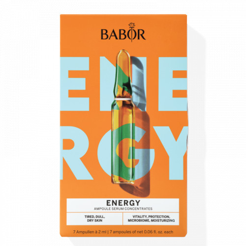 Babor Energy Ampoule Concentrate Ampulas nogurušai ādai 7x2ml