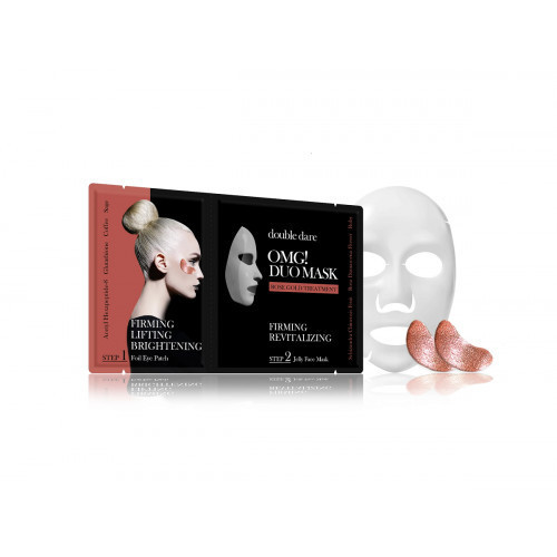 OMG Duo Mask Rose Gold Therapy Sejas kopšanas komplekts Komplekts