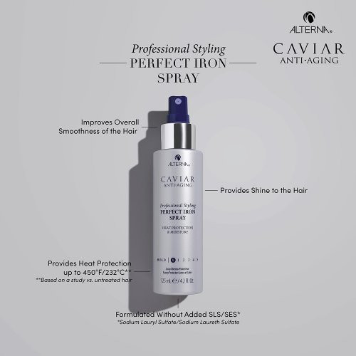 Alterna Caviar Perfect Iron Spray Nevainojams sprejs matu taisnošanai 125ml