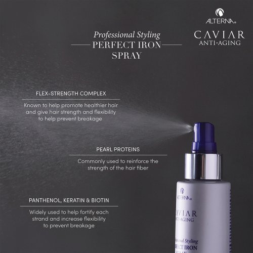 Alterna Caviar Perfect Iron Spray Nevainojams sprejs matu taisnošanai 125ml