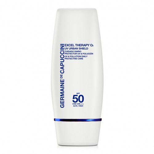 Germaine de Capuccini Excel Therapy O2 UV Urban Shield Pollution Daily Protective Care SPF50 Aizsarglīdzeklis pret UV stariem un piesārņojumu 30ml