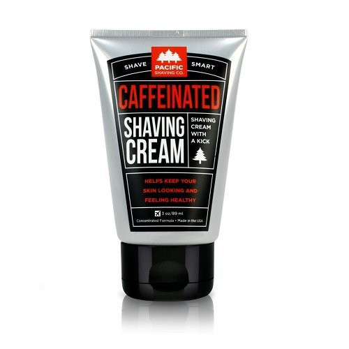 Pacific Caffeinated Shaving Cream Ar dabīgu kofeīnu skūšanās krēms 89ml