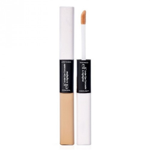 e.l.f. Under Eye Concealer & Highlighter maskējošs un izstarojošs zemacu zonas līdzeklis (Krāsa - Glow/Light) 12ml