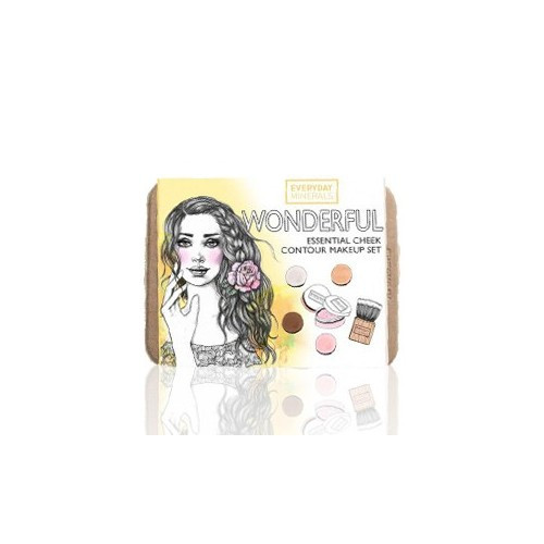 Everyday Minerals Wonderful Essential Cheek Contour Makeup Set komplekts 10.2g