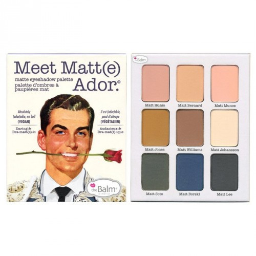 theBalm Meet Matt(e) Ador Eyeshadow Acu ēnu palete 21.6g