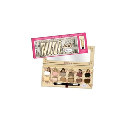 theBalm Limited Edition Nude Tude Eyeshadow Palette acu ēnas un Put A Lid On It Eyelid Primer bāze acu ēnām 11g/3.7ml