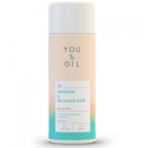You&Oil Nourish & Balance Hair Shampoo Šampūns taukainiem matiem 200ml