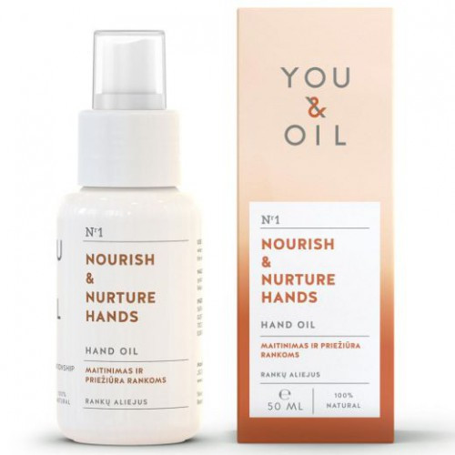 You&Oil Nourish & Nurture Hand Oil Roku eļļa 50ml