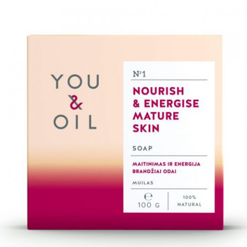 You&Oil Nourish & Energise Mature Skin Soap Ziepes nobriedušai ādai 100g