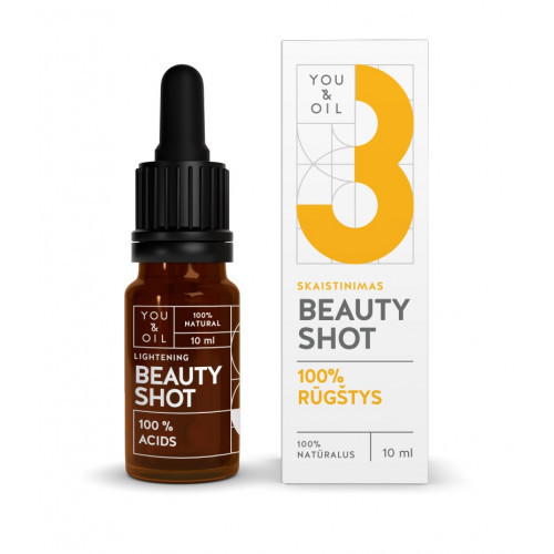 You&Oil Beauty Shot Lightening 100% Skābes sejai/ MIRDZUMS 10ml