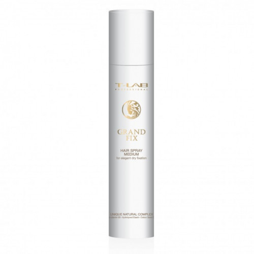 T-LAB Professional Grand Fix Hair Spray Medium Vidējas fiksācijas matu laka fiksācijai 300ml