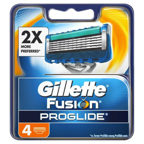 Gillette ProGlide Razor Blades Skuvekļa kasetnes 4 vnt.