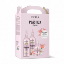 Inoar Plastica Capilar Kit procedūros rinkinys pažeistiems plaukams 3 vienetai