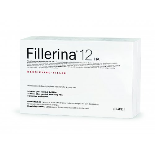Fillerina 12 HA Dermo-cosmetic Filler Treatment 4 Dermo-kosmētiskās pildvielas komplekts 2 x 30ml