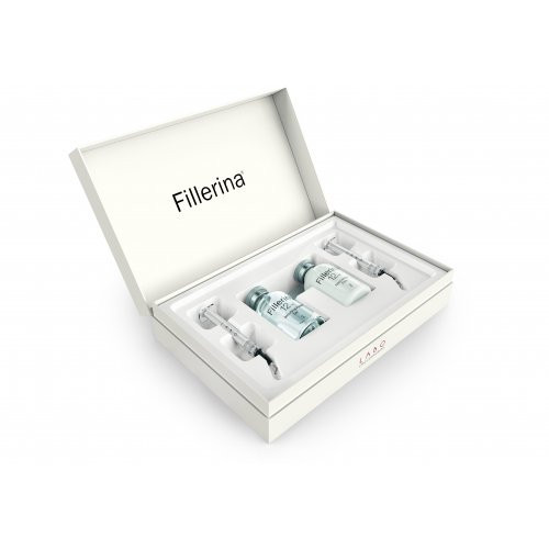 Fillerina 12 HA Dermo-cosmetic Filler Treatment 4 Dermo-kosmētiskās pildvielas komplekts 2 x 30ml