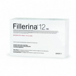 Fillerina 12 HA Dermo-cosmetic Filler Treatment 5 Dermo-kosmētiskās pildvielas komplekts 2 x 30ml