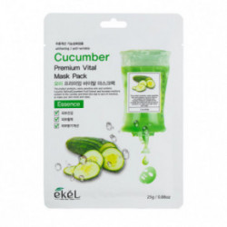 Ekel Cucumber Premium Vital Mask Sejas maska ​​ar gurķu ekstraktu 1gab.