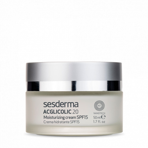 Sesderma Acglicolic 20 Mitrinošs krēms ar SPF 15 50ml