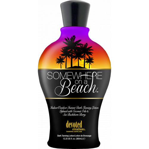 Devoted Creations Somewhere on a Beach Dark Tanning Lotion Iedegumu veicinošs losjons 360ml