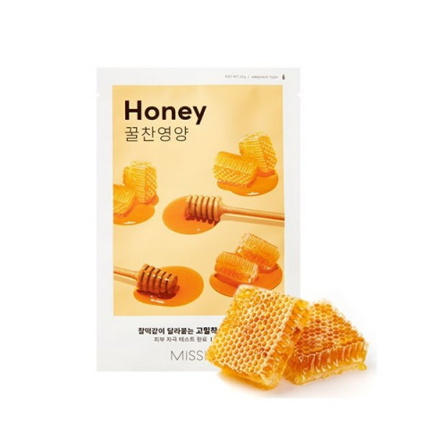 Missha Airy Fit Sheet Mask Honey Sejas maska 19g