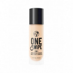 W7 Cosmetics One Swipe 2-In-1 Foundation & Concealer Tonālais un konsīleris vienā 35ml