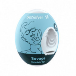 Satisfyer Masturbator Egg - Savage Vienreizlietojamais masturbators 1gab.