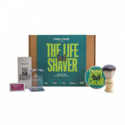 Men Rock The Life Shaver Sicilian Lime Ultimate Shaving Kit Skūšanās komplekts ar divu asmeņu skuvekli 1gab.