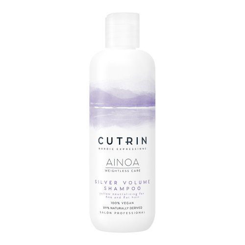 Cutrin Ainoa Silver Shampoo Šampūns gaišinātiem matiem 300ml