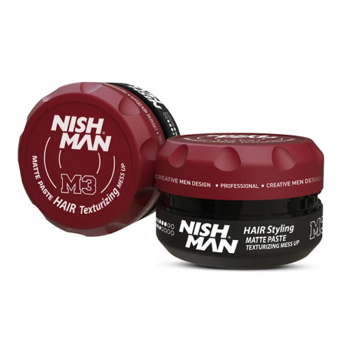 Nishman Matte Mess Up Hair Texturizing Paste M3 Matu veidošanas pasta 100ml