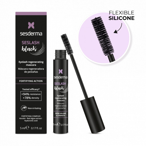 Sesderma Seslash Black Eyelash Regenerating Mascara Tuša skropstu atjaunošanai 4ml